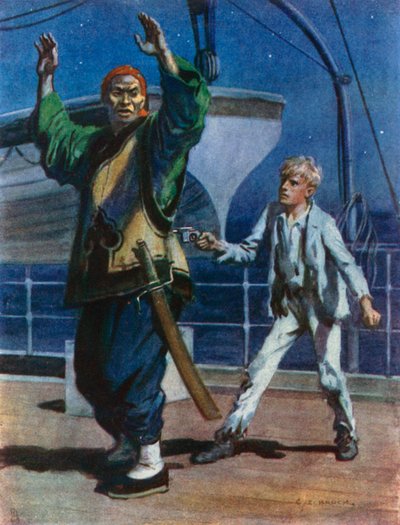 Si mantengo la pistola así, seguro que se disparará si intentas algún truco de Charles Edmund Brock