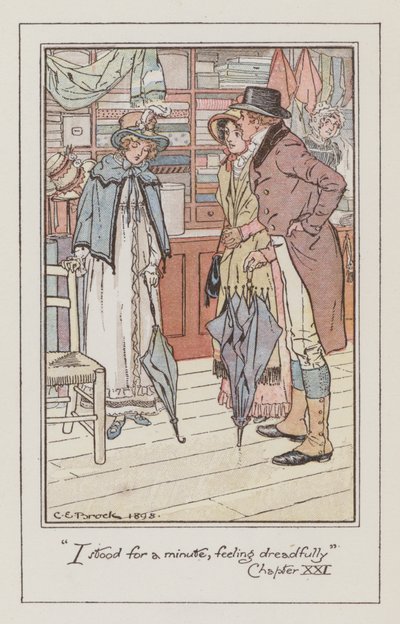 Ilustración para Emma de Jane Austen de Charles Edmund Brock
