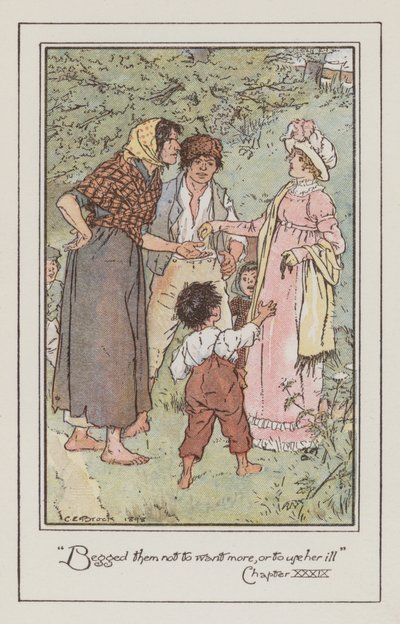 Ilustración para Emma de Jane Austen de Charles Edmund Brock