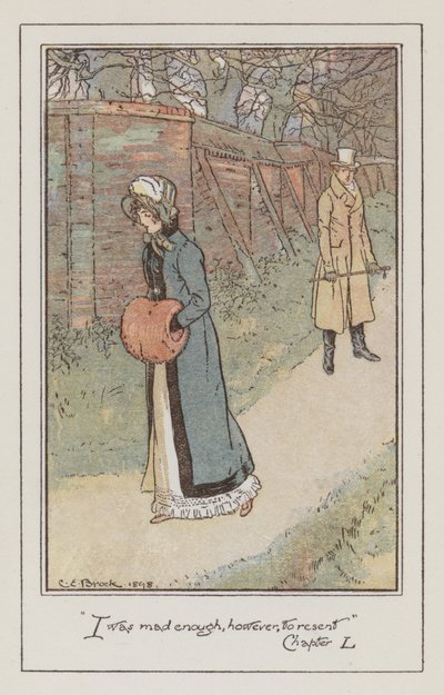 Ilustración para Emma de Jane Austen de Charles Edmund Brock