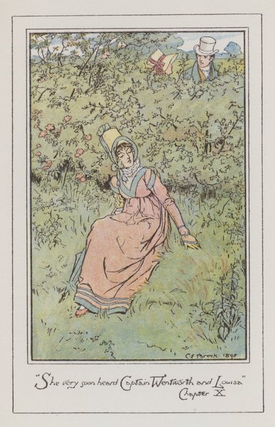 Ilustración para Persuasión de Charles Edmund Brock
