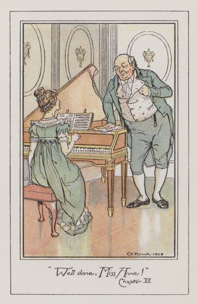 Ilustración para Persuasión de Charles Edmund Brock