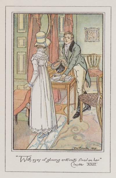Ilustración para Persuasión de Charles Edmund Brock