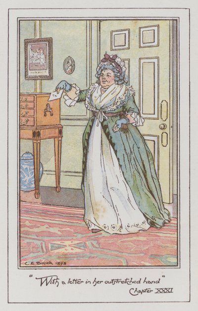 Ilustración para Sentido y Sensibilidad de Jane Austen de Charles Edmund Brock