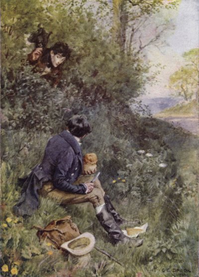 Ilustración para El Gran Camino, un Romance de Kent de Charles Edmund Brock