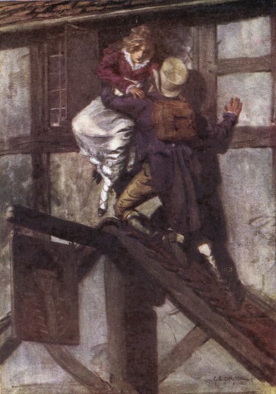 Ilustración para El Gran Camino, un Romance de Kent de Charles Edmund Brock