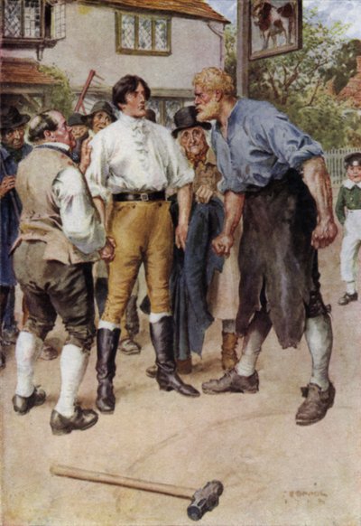 Ilustración para The Broad Highway a Romance of Kent de Charles Edmund Brock