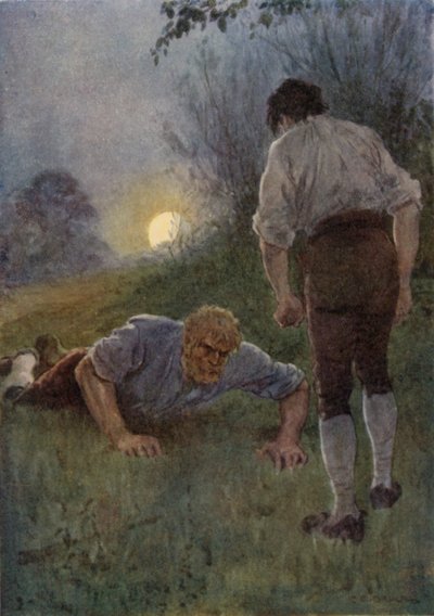 Ilustración para The Broad Highway, un romance de Kent de Charles Edmund Brock