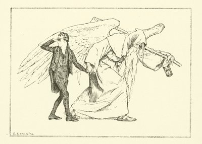 Ilustración para Los Ensayos de Elia de Charles Lamb (grabado) de Charles Edmund Brock