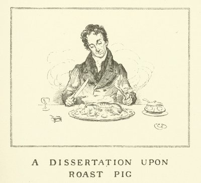 Ilustración para Los Ensayos de Elia de Charles Lamb de Charles Edmund Brock
