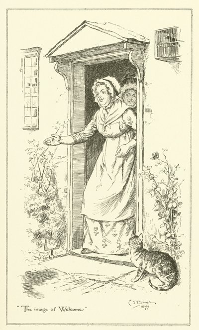 Ilustración para Los Ensayos de Elia de Charles Lamb de Charles Edmund Brock