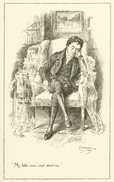 Ilustración para Los ensayos de Elia de Charles Lamb de Charles Edmund Brock