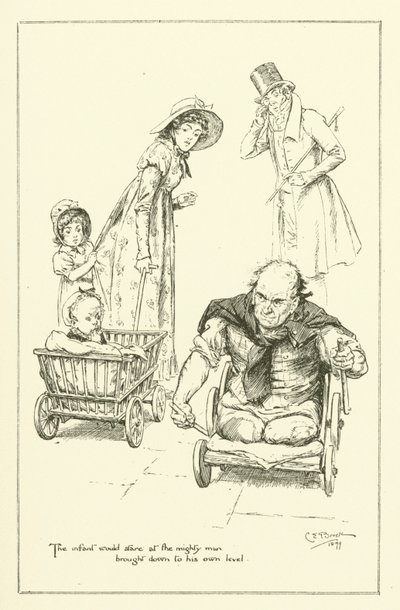 Ilustración para Los ensayos de Elia de Charles Lamb de Charles Edmund Brock