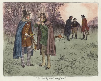 Ilustración para los Papeles de Pickwick de Charles Edmund Brock