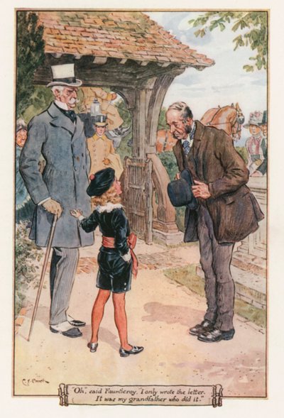 El pequeño Lord Fauntleroy de Frances Hodgson Burnett de Charles Edmund Brock