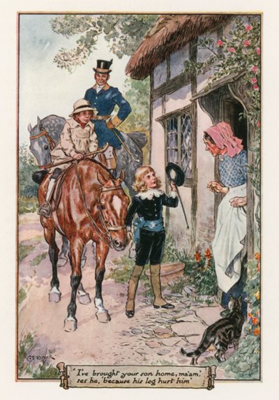 El pequeño Lord Fauntleroy por Frances Hodgson Burnett de Charles Edmund Brock