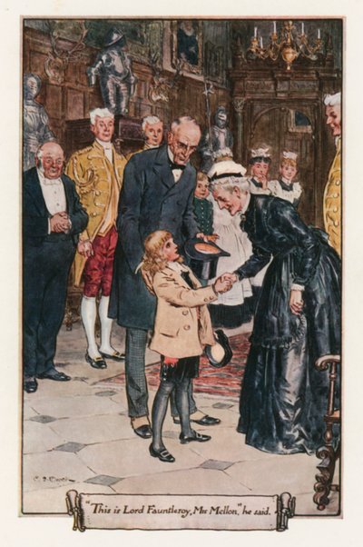 El Pequeño Lord Fauntleroy por Frances Hodgson Burnett de Charles Edmund Brock