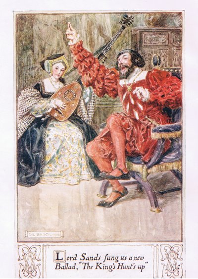 Lord Sands nos cantó una nueva balada, La caza del rey de Charles Edmund Brock