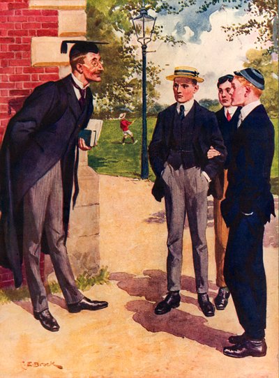 Vida en la escuela pública de Charles Edmund Brock