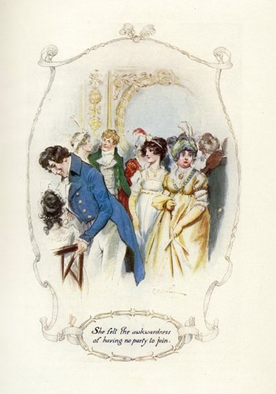 Sintió la incomodidad de no tener un grupo al que unirse, 1907 de Charles Edmund Brock