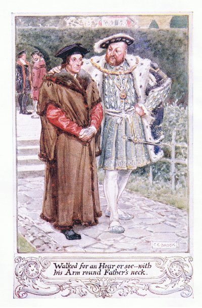Caminó durante una hora o así... con su brazo alrededor del cuello de su padre de Charles Edmund Brock