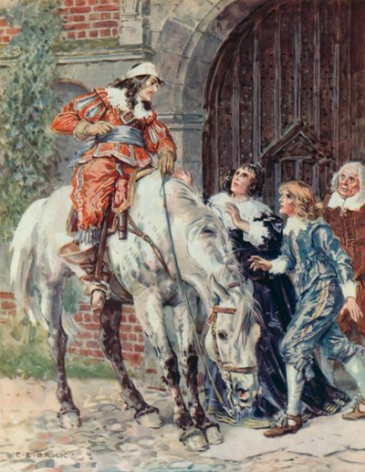 "Hemos sufrido una derrota", escena de Outwitted de Charles Edmund Brock