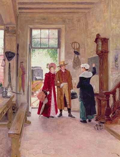 Llegada a la posada de Charles Edouard Delort