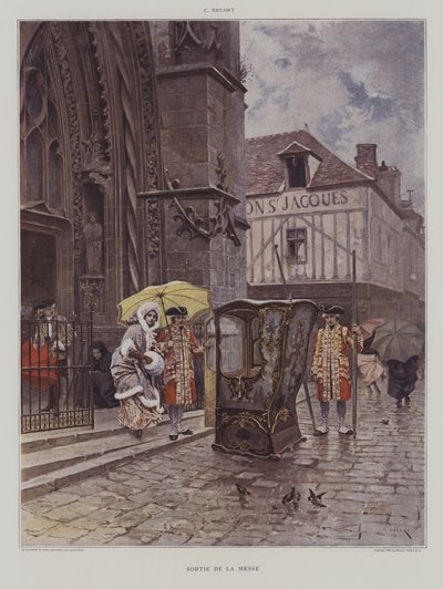 Salida de misa de Charles Edouard Delort