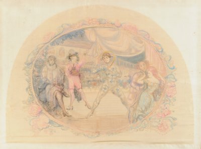 Harlequín se Divierte, 1905 de Charles Edward Conder