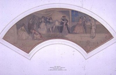 Preparativos para un baile de disfraces de Charles Edward Conder