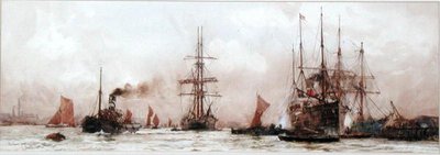 El estanque inferior, Londres de Charles Edward Dixon