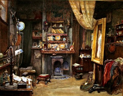 El estudio del artista de Charles Edward Holloway