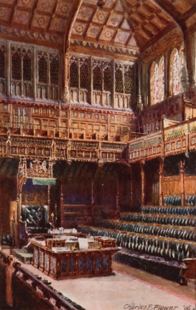 Cámara de los Comunes, 1906 de Charles Edwin Flower