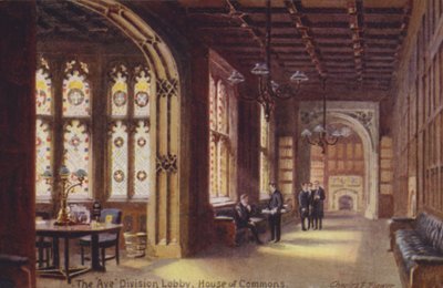 El Lobby de la División Aye, Cámara de los Comunes de Charles Edwin Flower