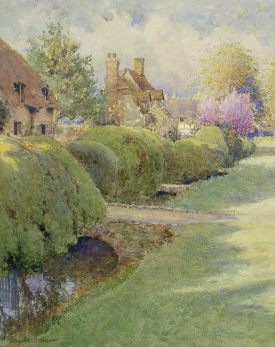 El Seto de Caja, Warborough, Oxon de Charles Edwin Flower