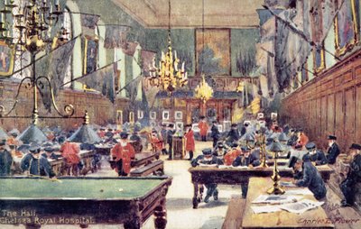 El Salón, Hospital Real de Chelsea, Londres de Charles Edwin Flower