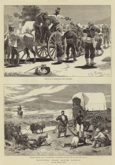 Bocetos de Sudáfrica de Charles Edwin Fripp