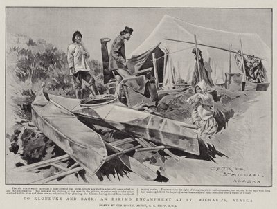 A Klondyke y de vuelta, un campamento esquimal en St Michael