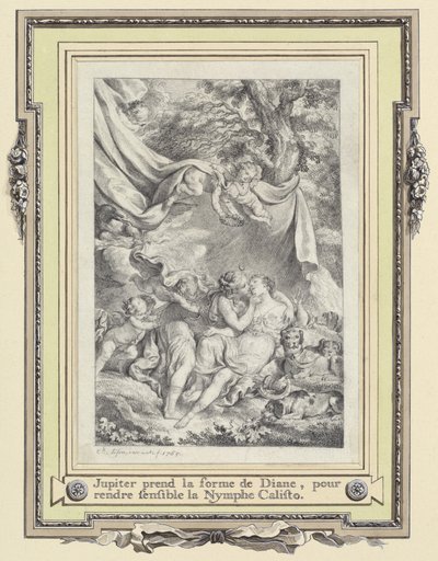 Júpiter y Calisto de Charles Eisen