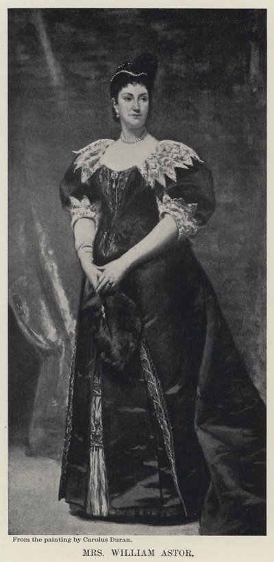 Sra. William Astor de Charles Emile Auguste Carolus Duran