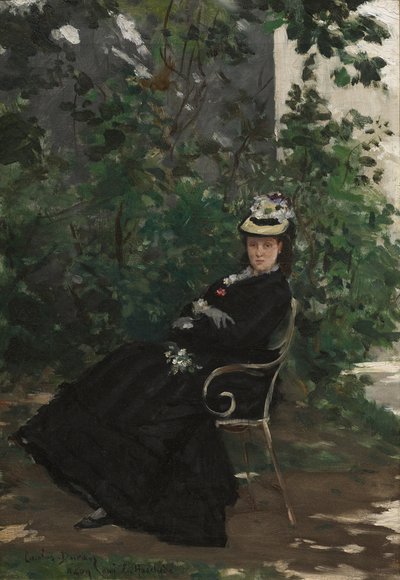 Retrato de Madame Alice Hoschede, c.1872-78 de Charles Emile Auguste Carolus Duran