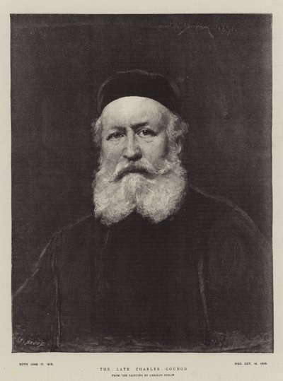 El difunto Charles Gounod de Charles Emile Auguste Carolus Duran