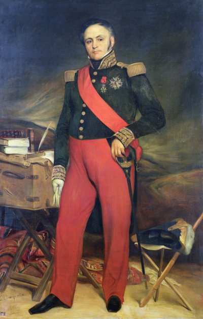 Conde Bertrand Clauzel, Mariscal de Francia (1772-1842) de Charles Emile Callande de Champmartin