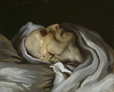Théodore Géricault en su lecho de muerte, 1824 de Charles Emile Callande de Champmartin