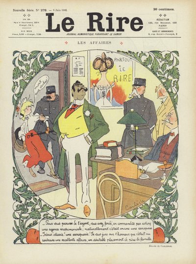 Ilustración para Le Rire de Charles Emile Egli