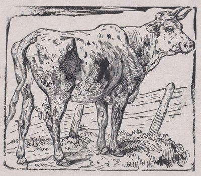 Una vaca de Charles Emile Jacque