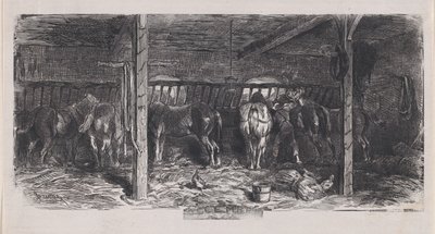 Diciembre del Álbum de Temas Rústicos, 1859 de Charles Emile Jacque