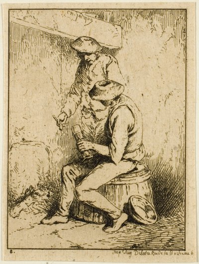 Bebedores de Charles Emile Jacque