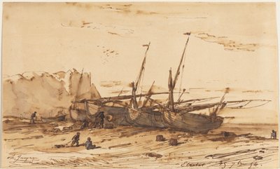 Etretat de Charles Emile Jacque