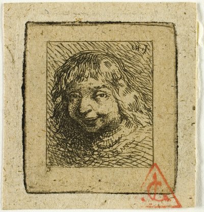 Cabeza de un bretón de Charles Emile Jacque